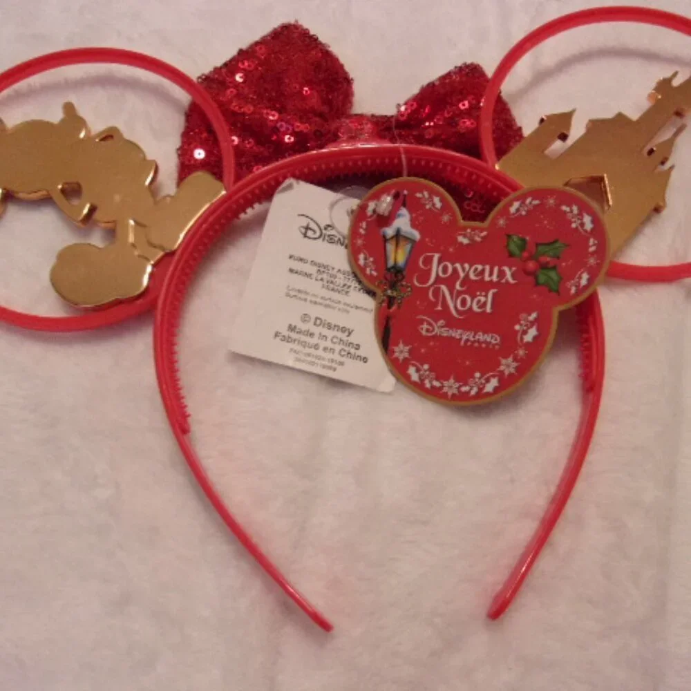 Disneyland Paris Mickey Christmas Ears new